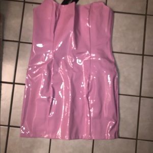 Pink body dress